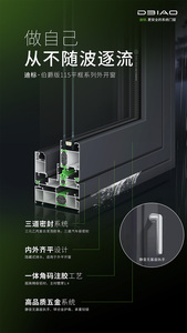 伯爵版 115 平框系列外开窗